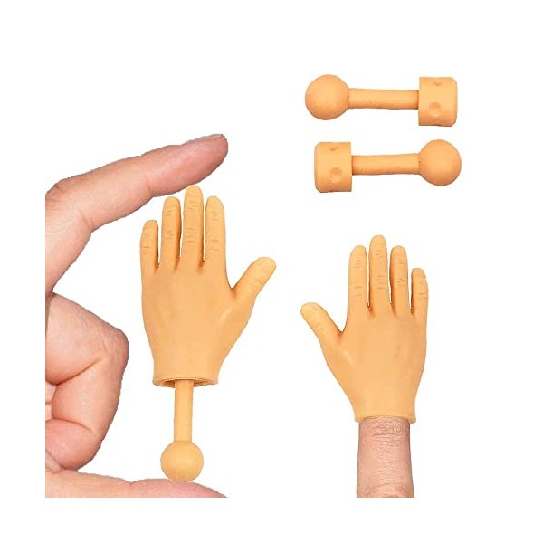 Small Hands on Sticks Little Finger Hands with Holder Mini
