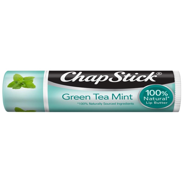 ChapStick 100% Natural Lip Butter (Green Tea Mint, 0.15 Ounce)