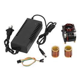 DIY High Frequency Coil Plasma Arc Experimental Coil Set for Electronic Flame Demonstration 36‑48V DC US Plug AC100‑240V
