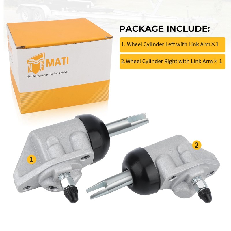 Fit for Backing Marine Trailer 10"/12" Hydraulic Brake Uni-Servo Wheel