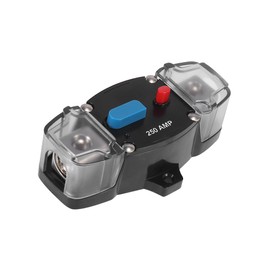 Hihaha DC 12-24V 250Amp Car Truck Circuit Breaker Audio Inline Fuse Holder Durable Material