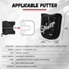 Golf Mallet Square Putter Cover Magnetic Heel-Shaft Headcovers Fits for