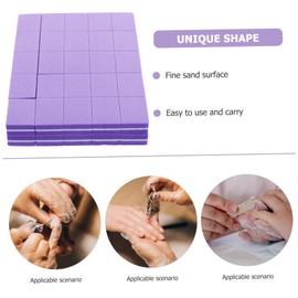 Healeved 50pcs Nail Buffer Blocks to Use Pedicure Tools for Smoothing and Polishing