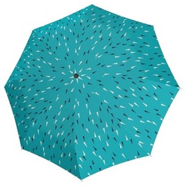 Knirps A.200 Medium Duomatic Pocket Umbrella – Compact and Stormproof – Wind Tunnel Tested, Enjoy Mint, One Size, Modern, Enjoy Mint, One Size, Modern