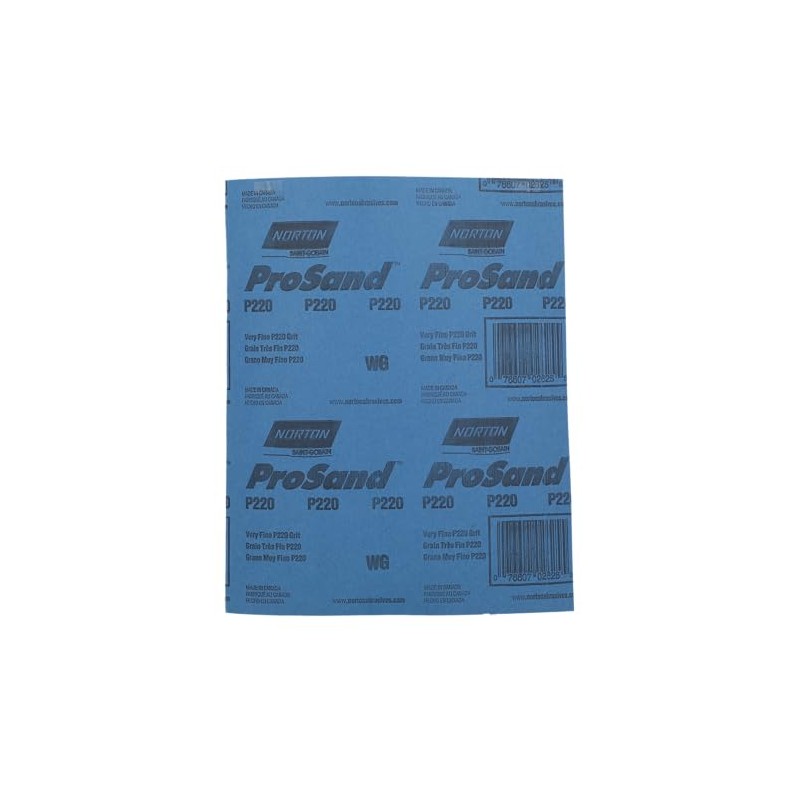 Norton 02636 Prosand 3X Hoja de lijado de alto rendimiento,