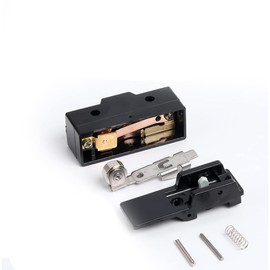 MACHSWON 4 PCS Micro Mini Limit Switch Silver Dot Contact LXW5-11G2 Momentary 220V/250V 5A SPDT NO/NC Bakelite Travel Switch