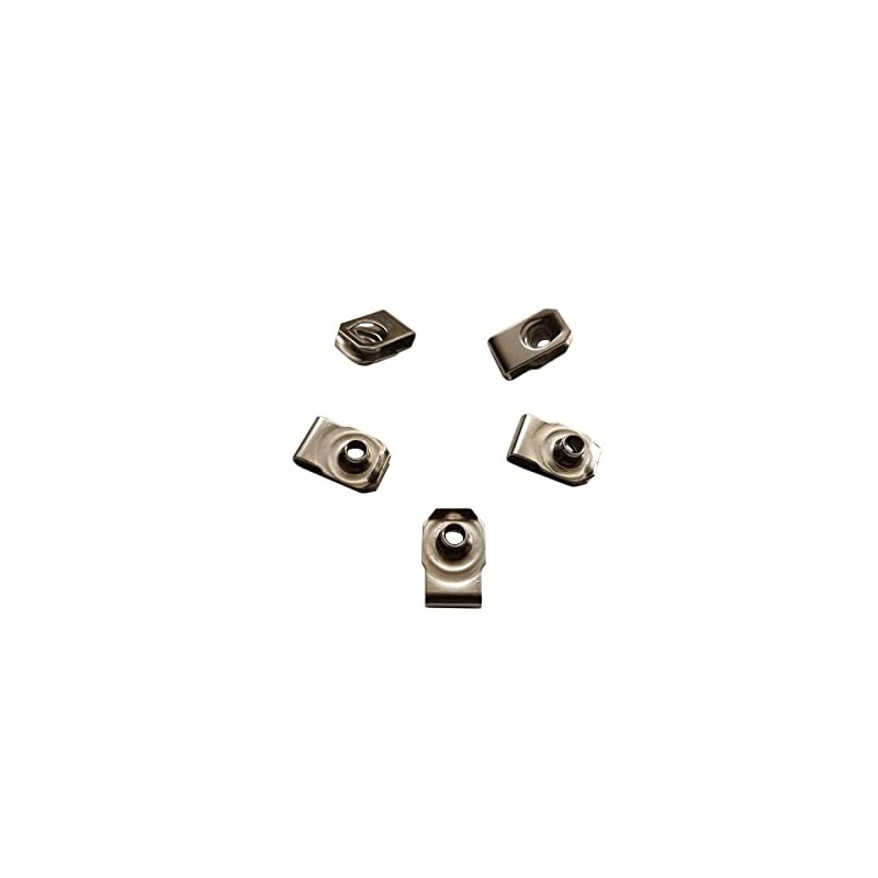 M5 Stainless Steel U -Style Clip-On Nut,U-Type Fasteners (Pack of
