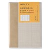 NOLTY 4508 Nolty Notebook Cover, Ecrisselect B6, Mocha x Check,