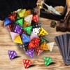 40 Pcs Polyhedral Dice,D4 Sided Mixed Colour Dice,Dungeons and Dragons