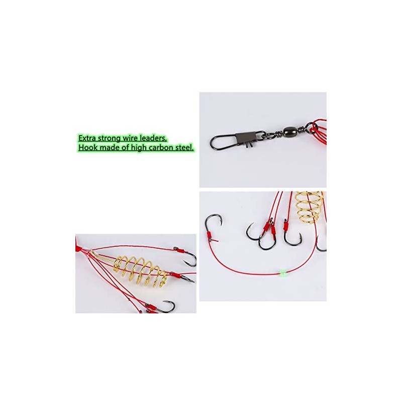 Carp Fishing Baits Hook Lure Trap Hooks with Spring Feeder
