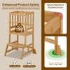 COSYLAND Toddler Standing Tower - Adjustable Height Toddler Kitchen Stool