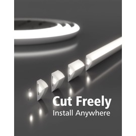 HRGXYUN 24v led Strip Light for Cabinet 72inch Cool White