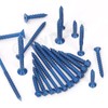 Swpeet 52Pcs 3/16" x 3-1/4" Slotted Hex Washer Head Concrete