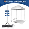Outvita 5x5 Pop Up Canopy Tent, Ez Up Outdoor Canopy