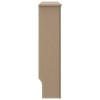 Mdf Radiator Cover 44.1 X 7.5 X 32.1 Inches Brown
