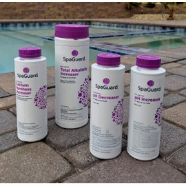SpaGuard Balancer Bundle (pH Decreaser, pH Increaser, Alkalinity Increaser, Calcium Increaser) (1)