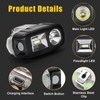 Yongkist Rechargeable LED Headlamp with Spotlight and Floodlight – High