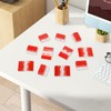 12Pcs Acrylic Hinges Self Adhesive Clear Small Hinges Plastic Transparent