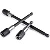 Pack of 3 Hex Shank Post Set 1/4" Hex Shank