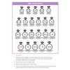 Decoder Ring for Secret Codes - Spinner Spy Ring (Silver,
