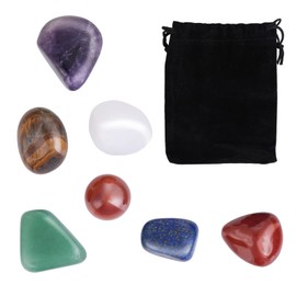 cobee Chakra Healing Crystals Set of 7 Chakra Stones Healing Crystals Natural Gemstones for Anxiety Relief Meditation Healing Balancing Yoga Meditation Spiritual Awakening Chakra Set for Beginners