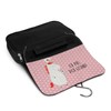Mr. & Mrs. Panda Unicorn Nurse Toiletry Bag, red, Hand