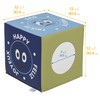 ECR4Kids SoftZone Emotion Cube with Mirror, Sensory Toy, Earthtone