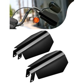 KEMIMOTO 1 Pair Motorcycle Handguards Coffin Cut Hand Shields Compatible with 2006-2023 2024 2025 Touring Models Street Glide Road King Electra Glide Heritage Classic with Cable Clutch