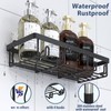 5 PCs Large Storage Shower Caddy,Stainless Steel Material,No Drilling Installation,Great