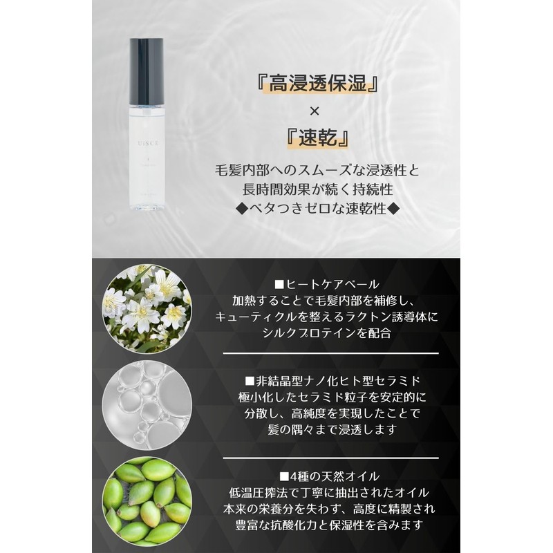 UiSCE/Whisker Crystal Drop, 1.7 fl oz (50 ml)