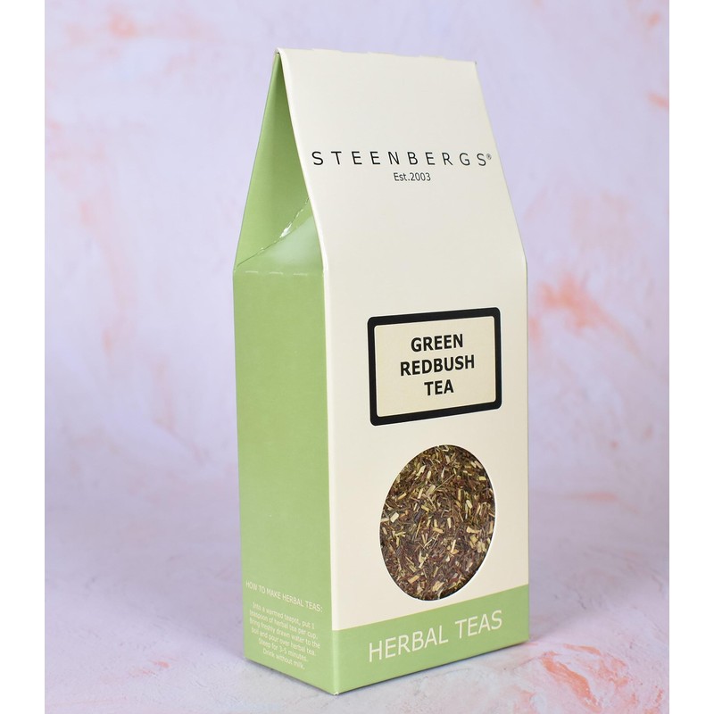 Steenbergs Green Redbush Loose Leaf Tea 90g