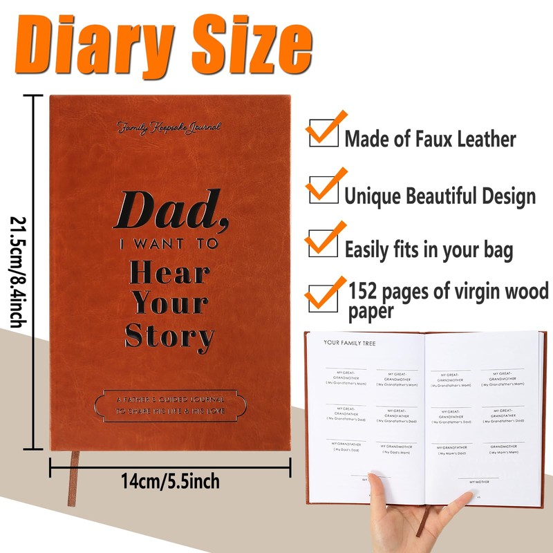 RZCOMP Dad,I Want to Hear Your Story:A Father’s Guided Journal