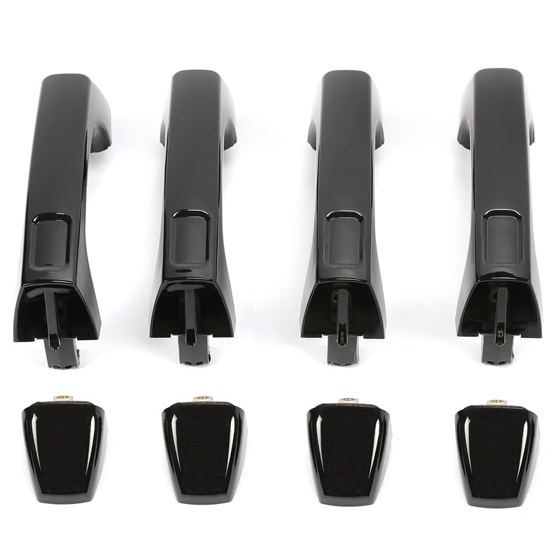 KUAFU Exterior Door Handles Compatible with 2006-2010 Hummer H3, 2009-2010