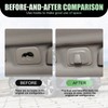 SLIMI 2 PCS Car Clothes Hooks, Locking Design Swivel Mounted