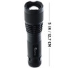Scipio Tactical Flashlight S3201B 5-inch Aluminum 300 Lumens Camping EDC