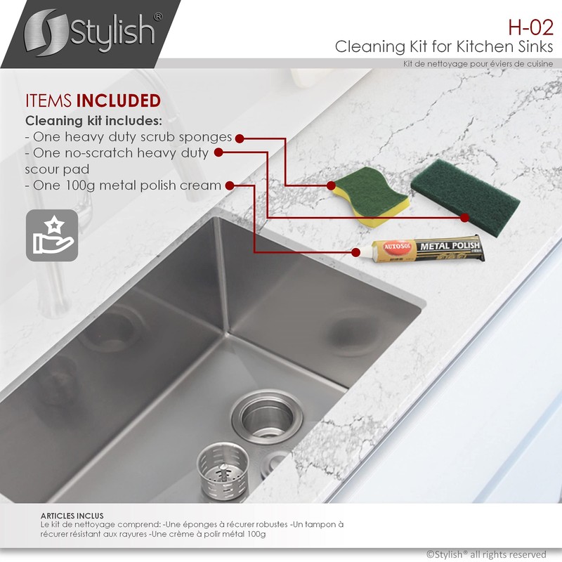Stylish Cleaning Kit For Sinks, H-02