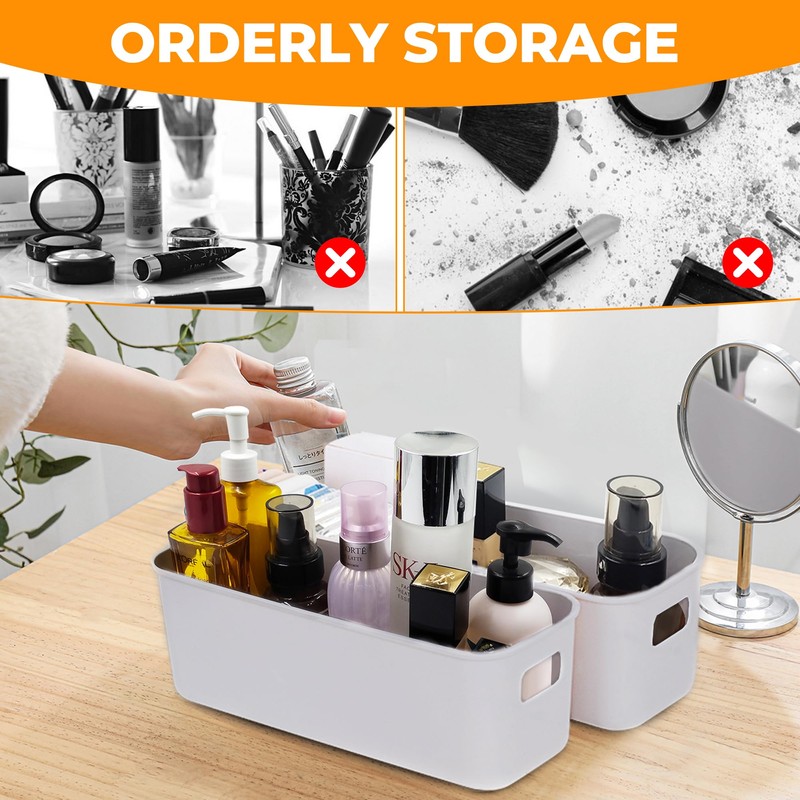 LYLIDIA Pack of 4 Storage Box Organiser Box Container 30