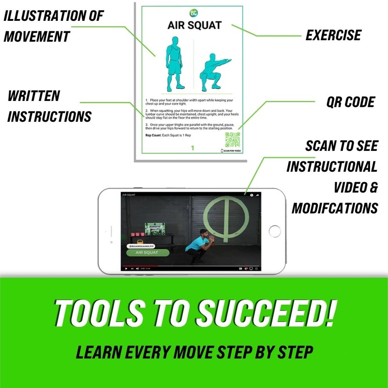 BoardGains Pro – Fitness Board Game | PE Teachers, Trainers