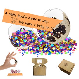 Surprise Quail Egg Pregnancy Announcements, Funny Baby Announcements Ideas Gifts, Quail Eggs Perfect for Grandparents Future Dad,or Friends