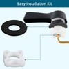 Hygie Rinse Toilet Handle, 2 Pack Universal, L Shaped, Lever