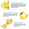 TAILONZ PNEUMATIC 2PCS Brass Compression Tube Pipe Fitting Connector, Tee，10mm