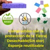 Glowvision Trade Expandable Cellulose Sponges, Heavy‑Duty Flat‑to‑Big Kitchen Scrubbers (5‑Pack)
