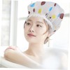 OATIPHO 6Pcs Shower Caps Durable Bathing Hats for Hair Reusable