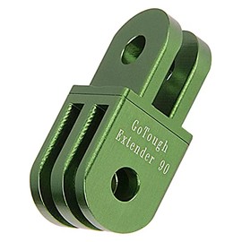 Fotodiox GoTough Extender 90 Green Metal 20mm Extension with 90 Degree Turn for GoPro HD Hero2, Hero3, Hero3+ and Hero4 Cameras and All GoPro Adapter Mounts