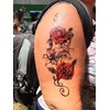 Rose Tattoos Anlers Tattoos Flowers Tattoos Fake Tattoos Rose-4