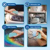 RAINBOW CLEAN Multilayered Microfiber Cleaning Pads – 2 Pack of