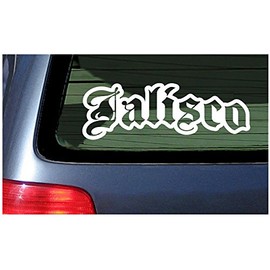 Jalisco Mexico State - White Window Sticker Decal Vinyl Pride