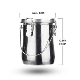 Arrtx Portable Stainless Steel Leak-Proof Premium Brush Washer with Lid and Filter Screen.