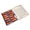 12PCS Temporary Tattoo Paste Cones Brown India Hand Painting Drawing