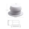 RV Roof Ventilation Cap Mushroom Head Shape Motorhome Round Exhaust